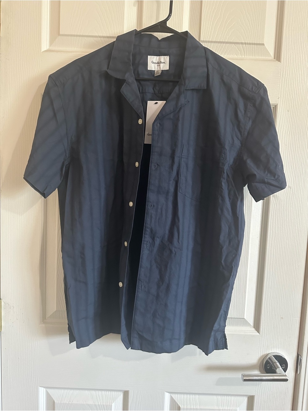 Men’s Button Down Shirt Blue